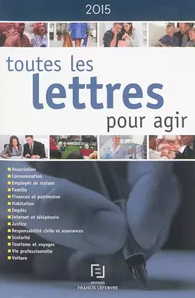 Couverture du produit · Toutes les lettres pour agir