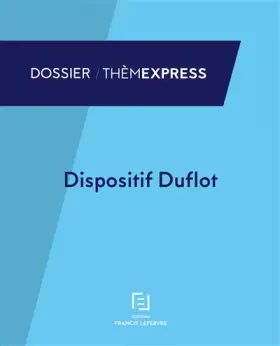 Couverture du produit · Dispositif Duflot-Pinel
