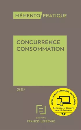 Couverture du produit · MEMENTO CONCURRENCE CONSOMMATION 2017