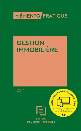 Couverture du produit · MEMENTO GESTION IMMOBILIERE 2017