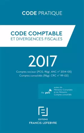 Couverture du produit · Code comptable et divergences fiscales
