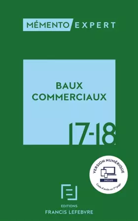 Couverture du produit · MEMENTO BAUX COMMERCIAUX 2017 2018