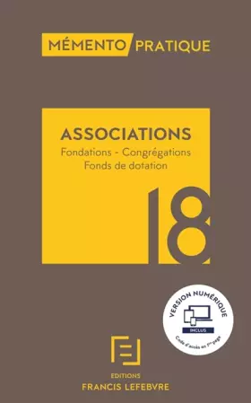 Couverture du produit · MEMENTO ASSOCIATIONS 2018