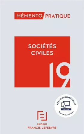 Couverture du produit · Sociétés civiles