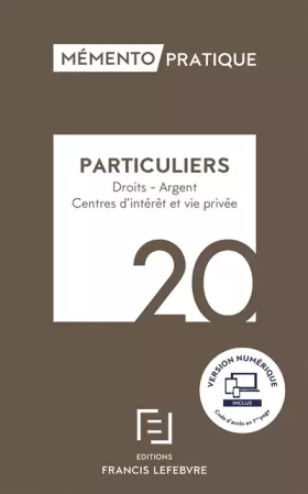 Couverture du produit · Mémento Particuliers 2020