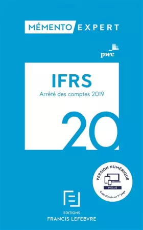 Couverture du produit · IFRS: Arrêté des comptes 2019