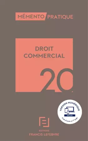 Couverture du produit · Droit commercial