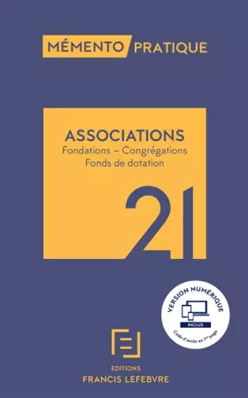 Couverture du produit · Mémento Associations 2021