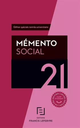 Couverture du produit · Mémento Social Etudiants 2021