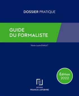 Couverture du produit · Guide du formaliste 2022