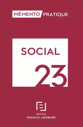 Couverture du produit · Mémento Social 2023