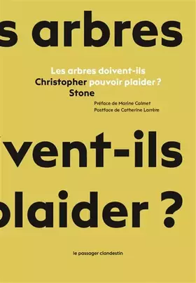 Couverture du produit · Les arbres doivent-ils pouvoir plaider ?