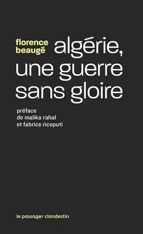 Couverture du produit · Algérie, une guerre sans gloire