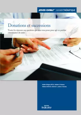 Couverture du produit · Donations et Successions