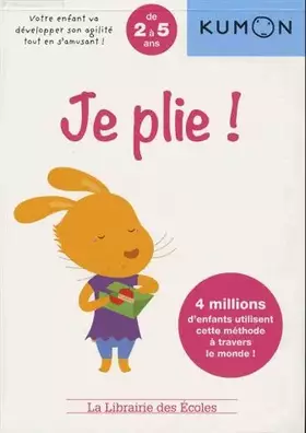 Couverture du produit · Méthode Kumon – Je plie ! (2018)