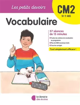 Couverture du produit · Les Petits Devoirs - Vocabulaire CM2
