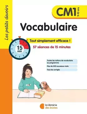Couverture du produit · Les petits devoirs - Vocabulaire CM1