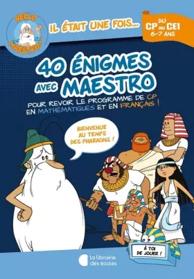 Couverture du produit · Hello Maestro ! 40 énigmes avec Maestro CP-CE1