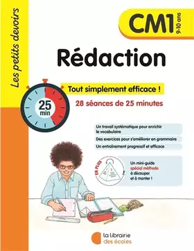 Couverture du produit · Les Petits Devoirs - Rédaction CM1 (2024)