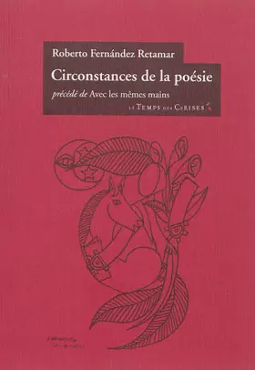 Couverture du produit · Circonstances de la poésie