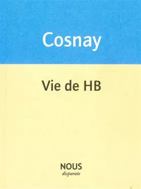 Couverture du produit · Vie de HB