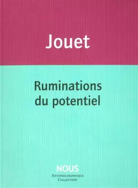 Couverture du produit · Ruminations du potentiel