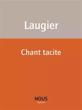 Couverture du produit · Chant tacite
