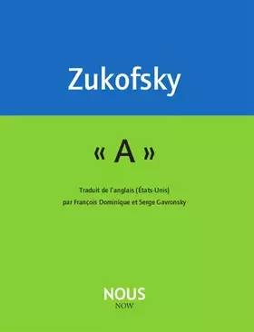 Couverture du produit · "A"