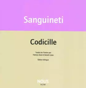 Couverture du produit · Codicille