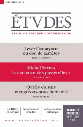 Couverture du produit · Etudes 4263 - Septembre