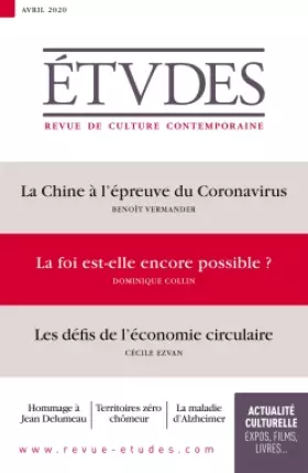 Couverture du produit · Etudes 4270 - Avril