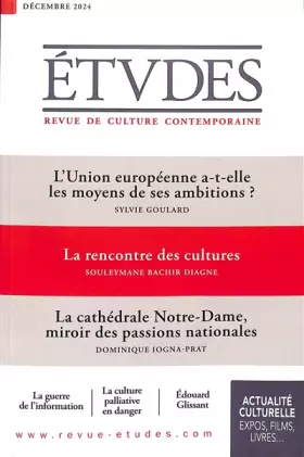 Couverture du produit · Etudes 4321 - 12-24