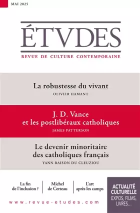 Couverture du produit · Etudes 4326 - 05-25: MAI 2025
