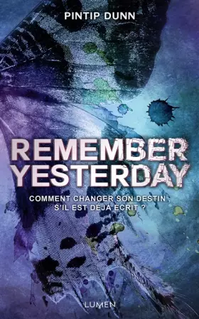 Couverture du produit · Remember Yesterday