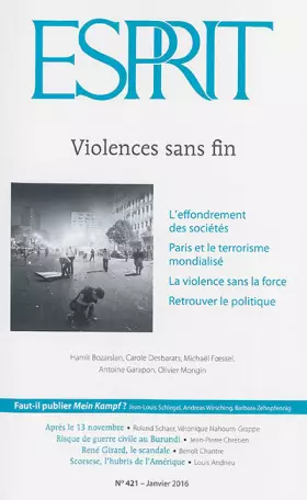 Couverture du produit · Violences sans fin