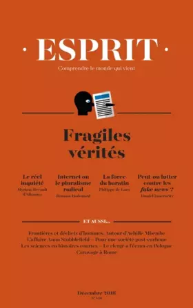 Couverture du produit · Esprit - Fragiles vérités: Décembre 2018
