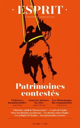 Couverture du produit · Esprit - Patrimoines contestés: Mai 2022