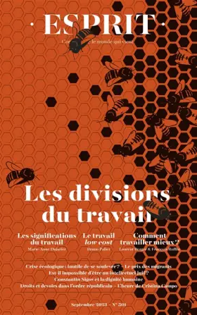 Couverture du produit · Esprit – Les divisions du travail: Septembre 2023