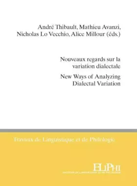 Couverture du produit · Nouveaux regards sur la variation dialectale