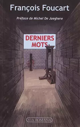 Couverture du produit · DERNIERS MOTS