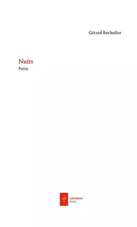 Couverture du produit · Nuits
