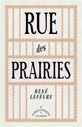 Couverture du produit · Rue des prairies