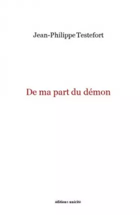 Couverture du produit · De ma part du démon