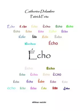 Couverture du produit · Écho Catherine Delambre