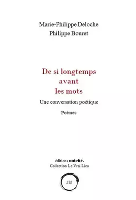 Couverture du produit · De si longtemps avant les mots