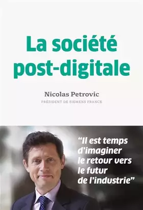 Couverture du produit · La société post-digitale