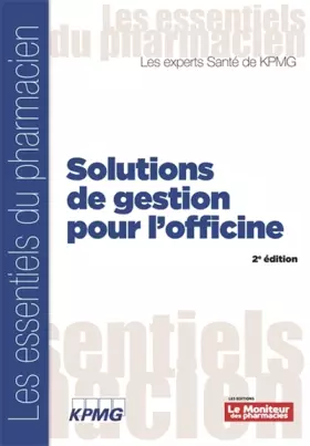 Couverture du produit · Solutions de gestion pour l'officine