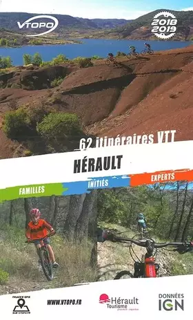 Couverture du produit · Hérault 62 Itinéraires VTT 2018-2019