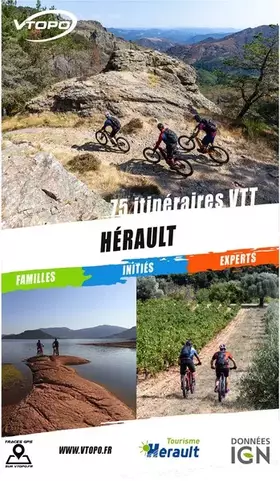 Couverture du produit · HERAULT 75 ITINERAIRES VTT