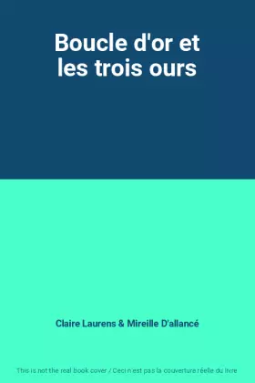 Couverture du produit · Boucle d'or et les trois ours
